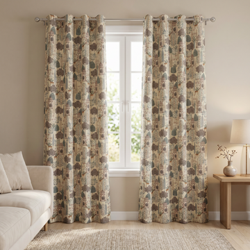 Asterra Scenic Linen Blend Curtain