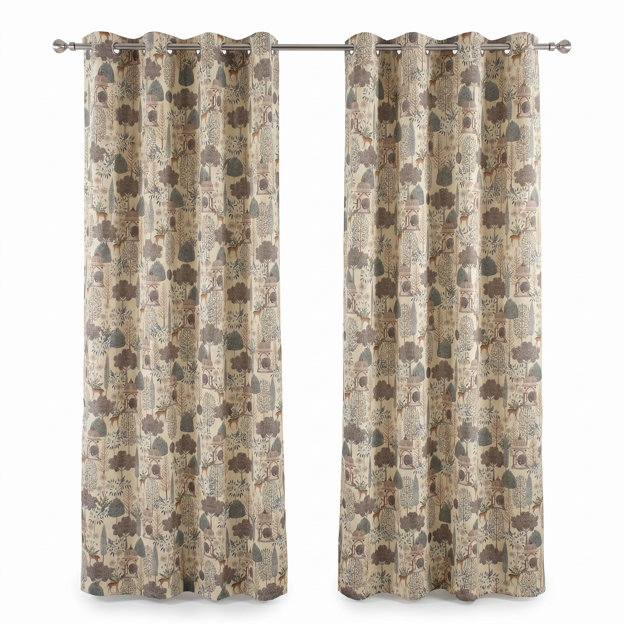 Asterra Scenic Linen Blend Curtain