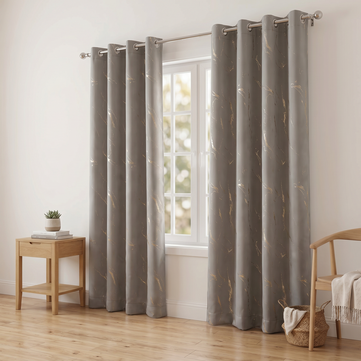 Mistveil Gleam Blackout Curtain