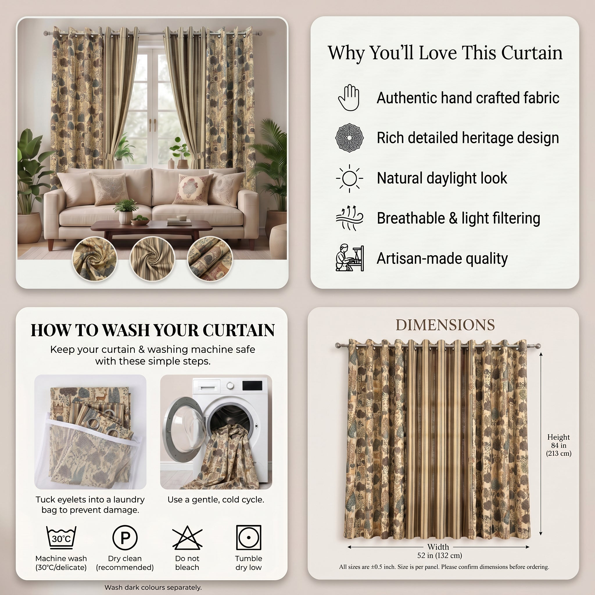Aranya Printed Curtain